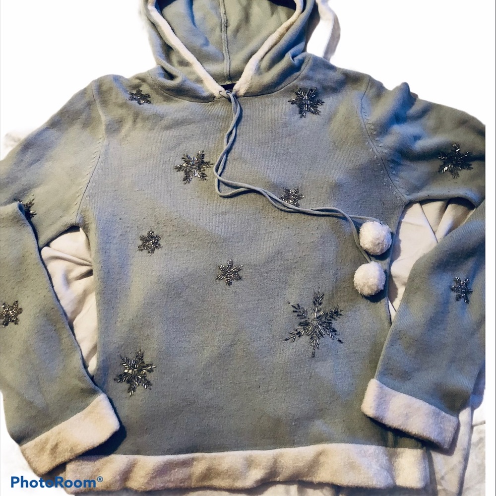 Jane Doe Sweater with pom poms